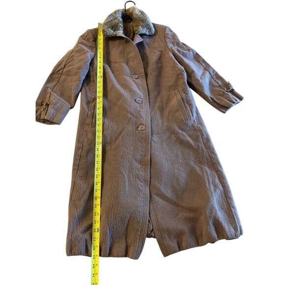 Modell Berlin Jacket Size M Pure New Wool Brown - Picture 8 of 9
